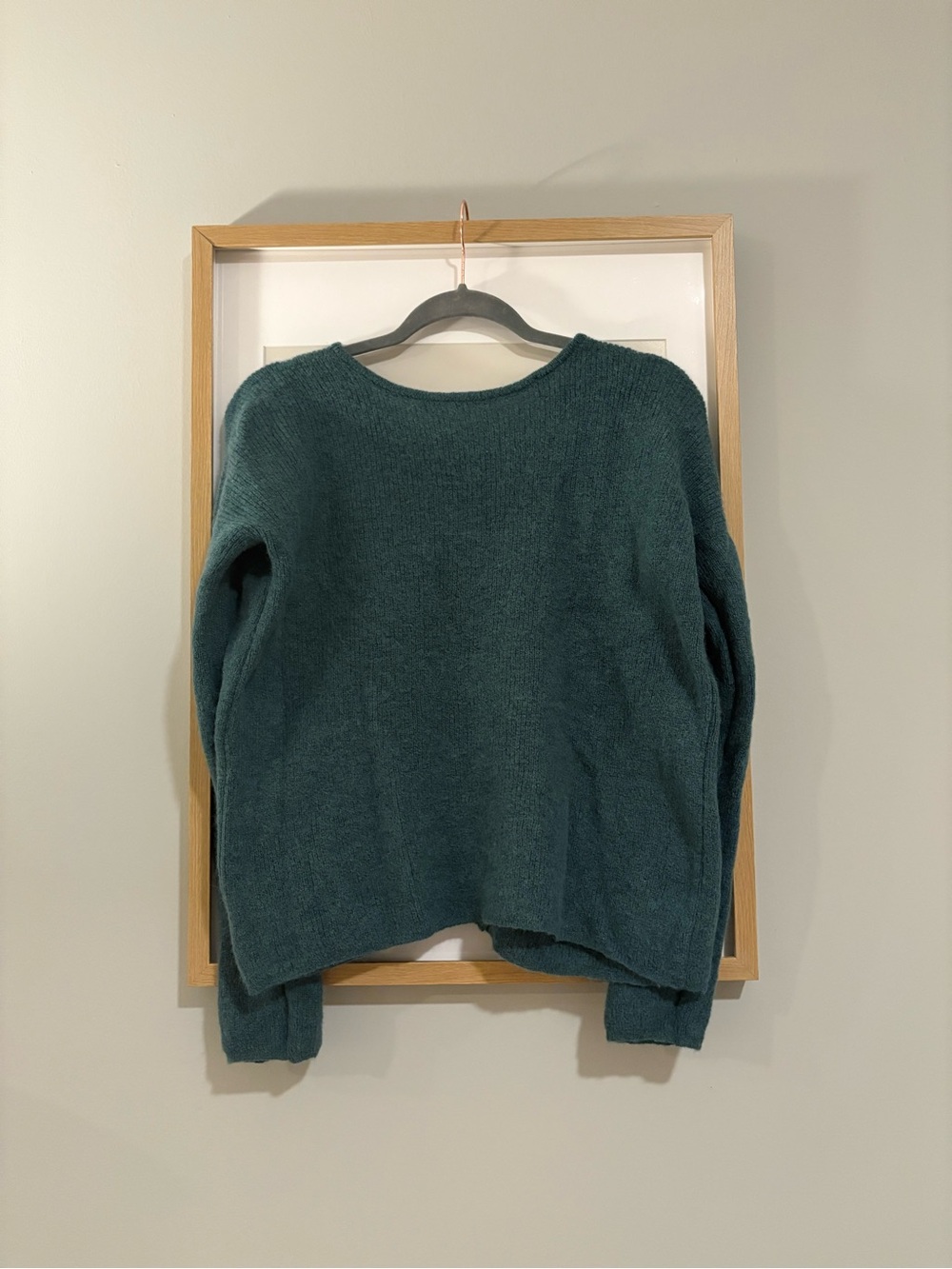 Sezane Gaspard Cardigan in Sage Green/Blue - Size Medium - Picture 6 of 8